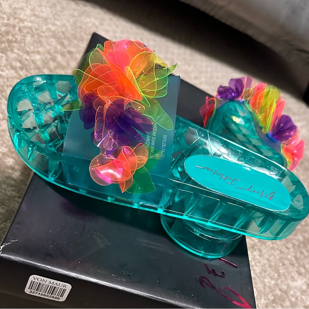 Betsy Johnson Jelly Sandals - Picture 9 of 10